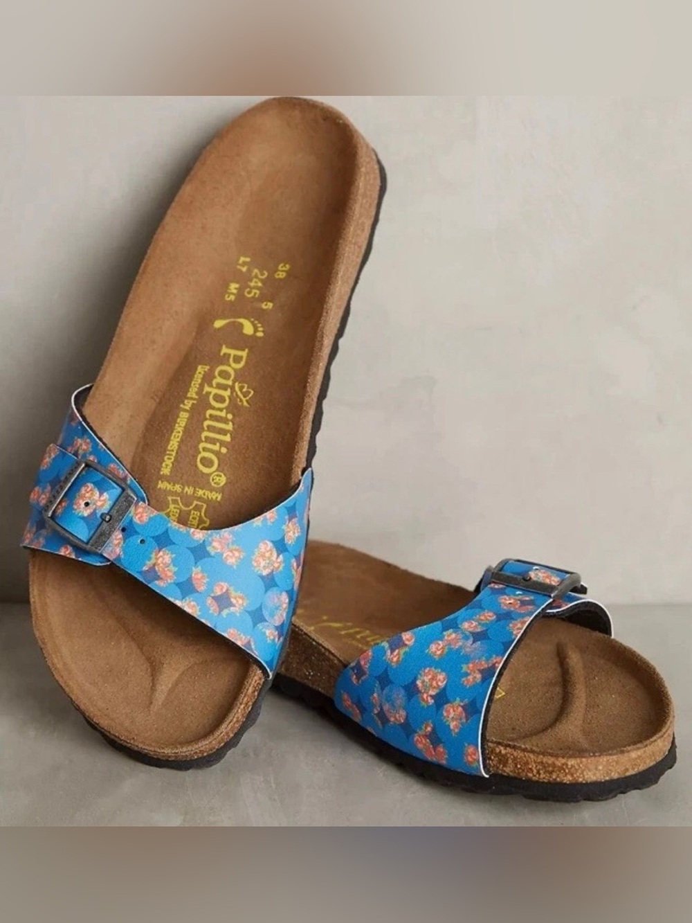 Birkenstock Papillio Madrid Floral Slide Size 37